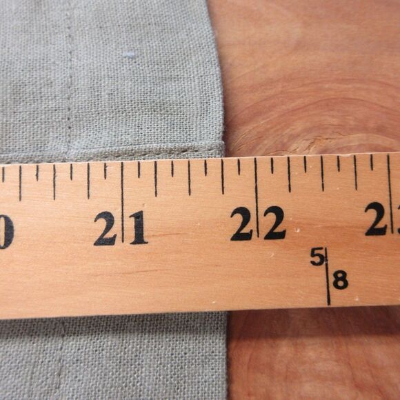 BUFFALO DAVID BITTON Linen Blend Button Front Shirt Sz S 4-6 Olive Green Top NWT - Picture 10 of 10